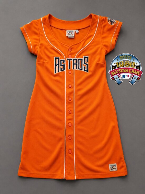Cooperstown Collection Dresses & Skirts - Vintage 1986 Houston Astros All-Star Game Cooperstown Collection Jersey Dress M